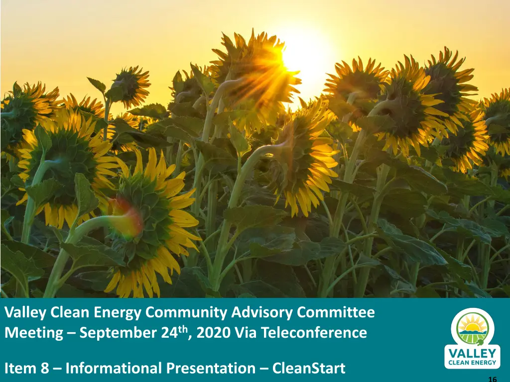 valley clean energy community advisory committee 1