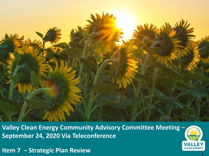 valley clean energy community advisory committee