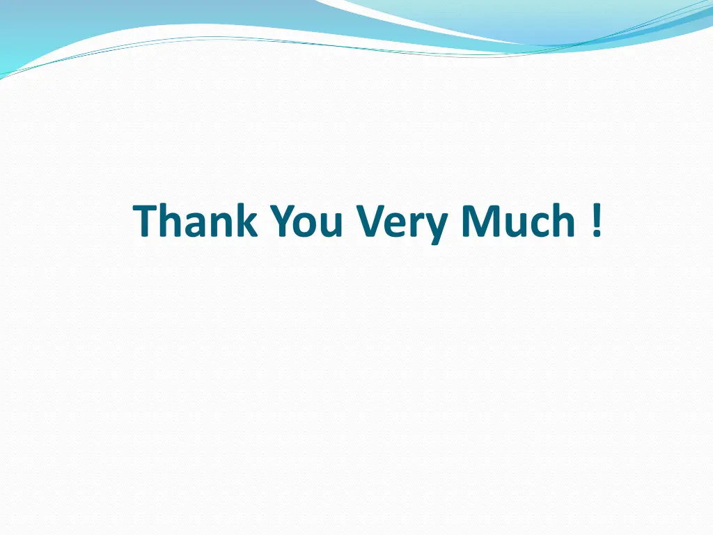thank you very much