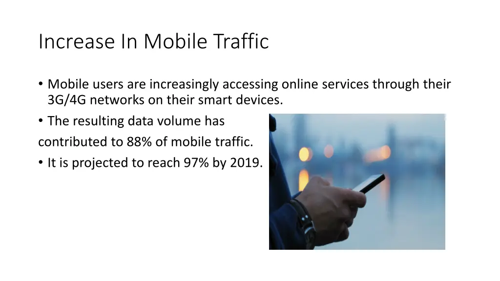 increase in mobile traffic