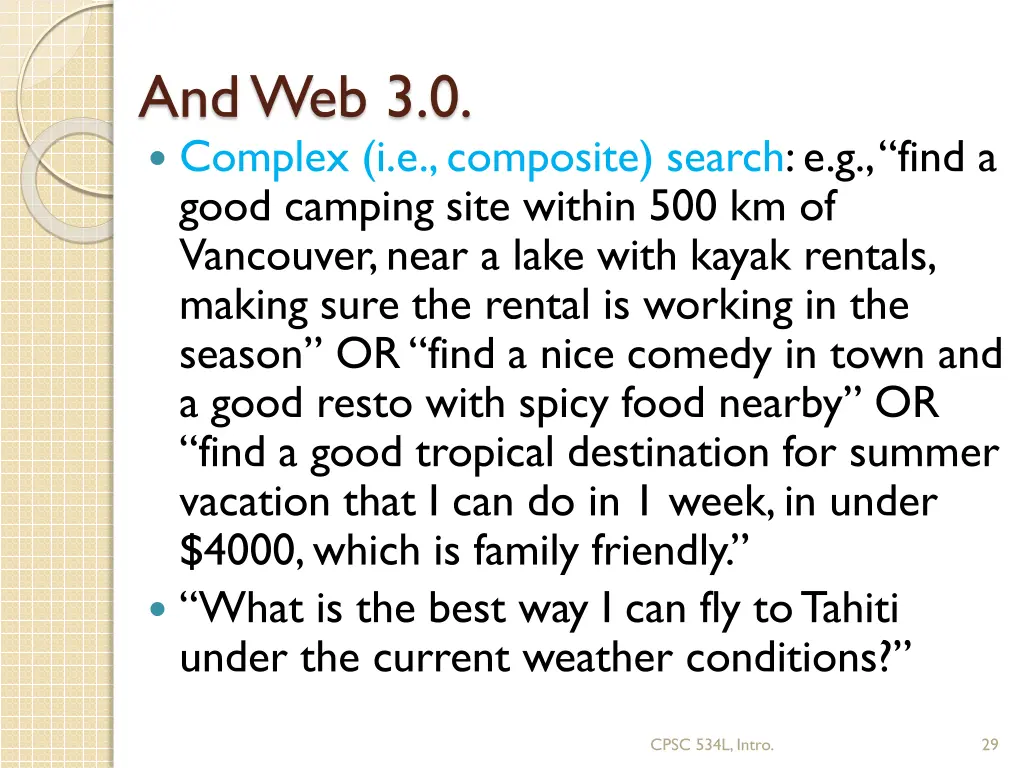 and web 3 0 complex i e composite search e g find