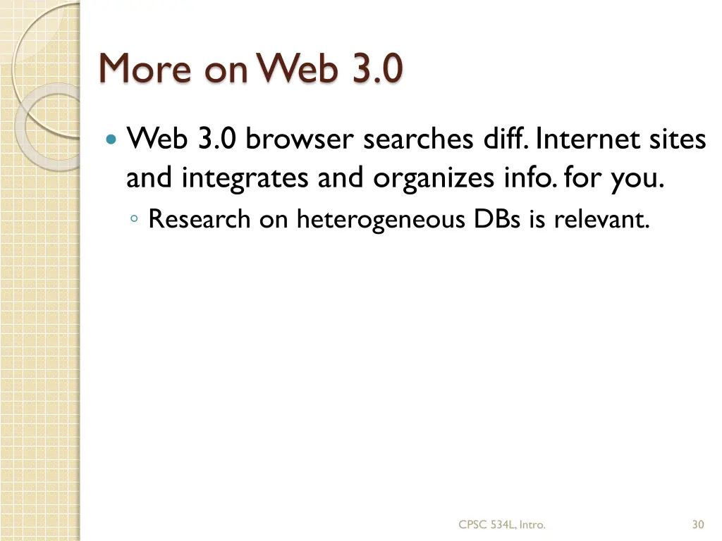 more on web 3 0