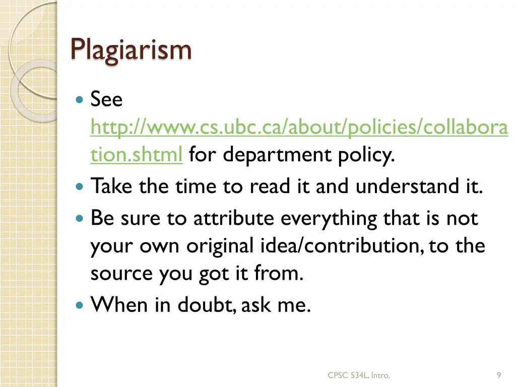 plagiarism
