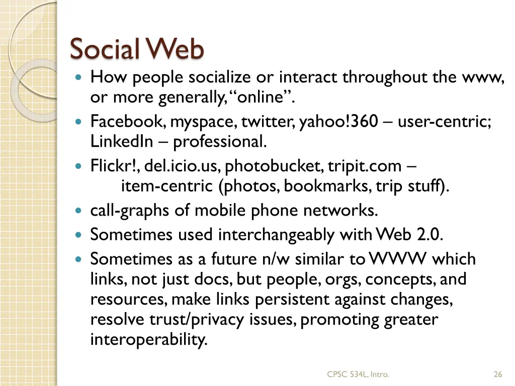 social web how people socialize or interact
