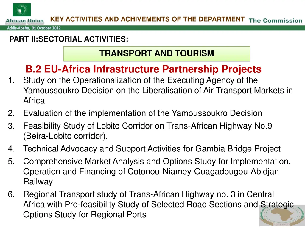 key activities and achivements of the department 3