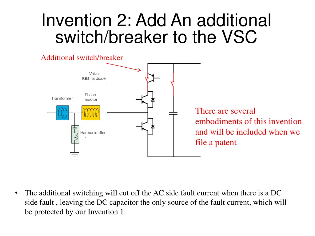 invention 2 add an additional switch breaker