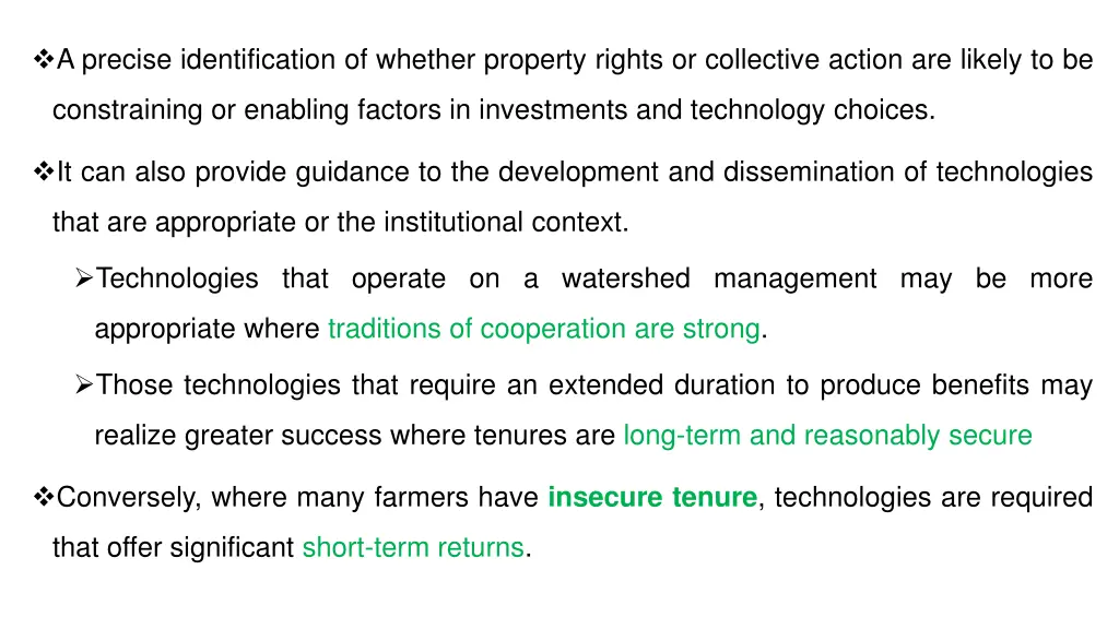 a precise identification of whether property