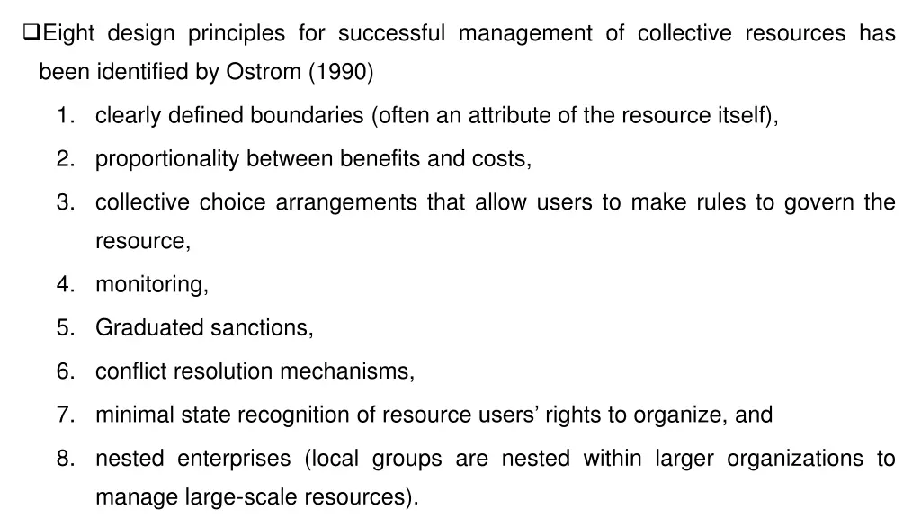 eight design principles for successful management