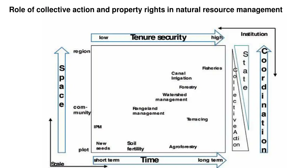 role of collective action and property rights