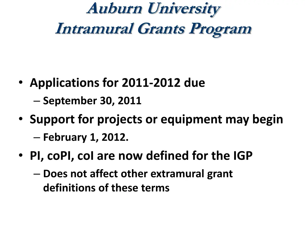 auburn university intramural grants program 3