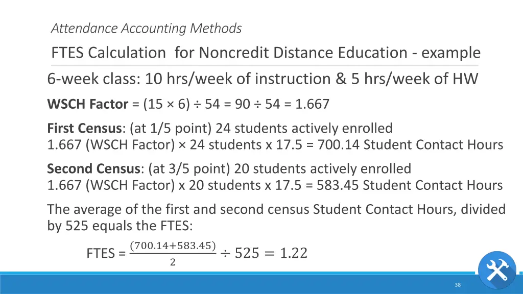 attendance accounting methods ftes calculation 2