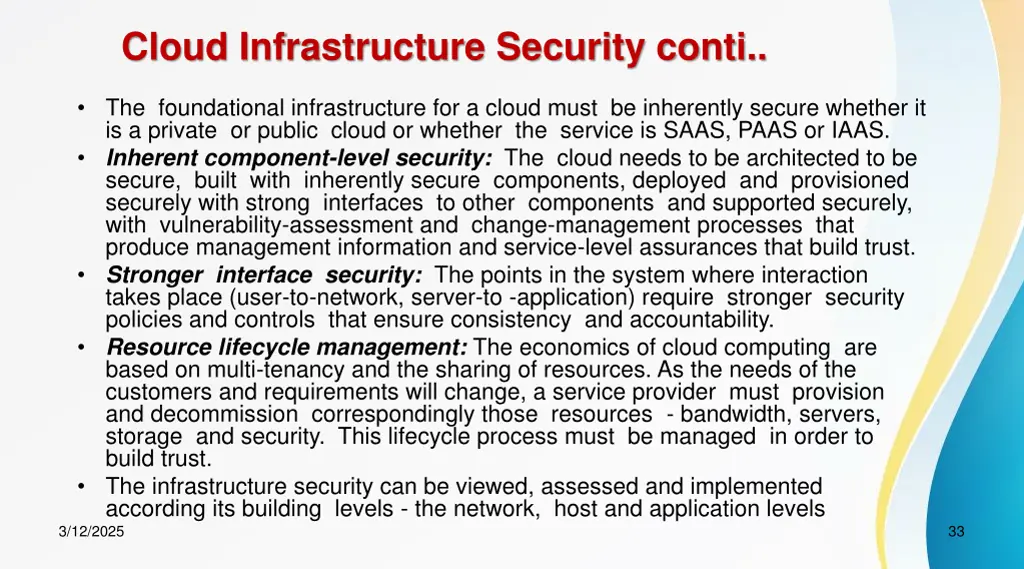 cloud infrastructure security conti
