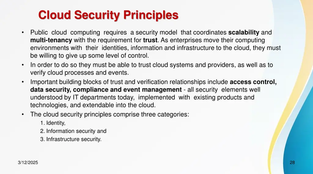 cloud security principles