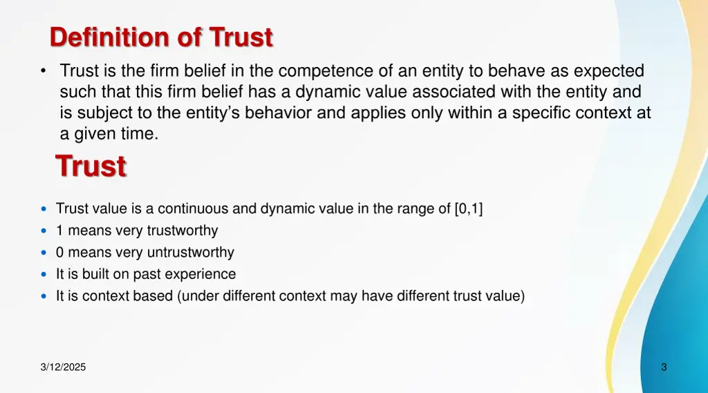 definition of trust trust is the firm belief