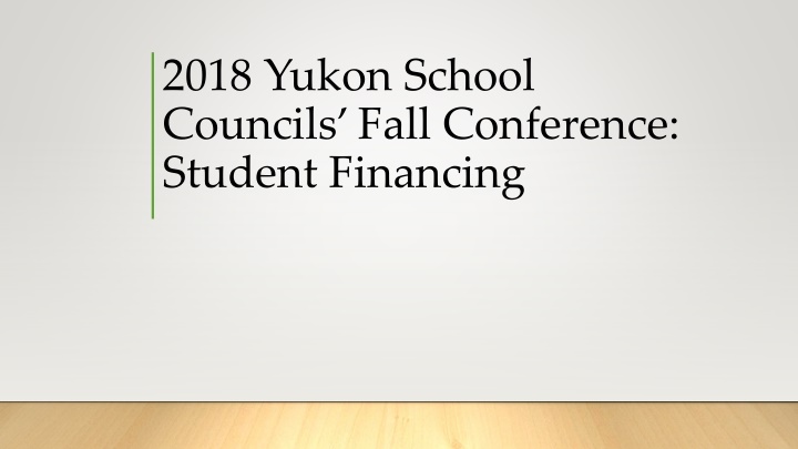 2018 yukon school councils fall conference