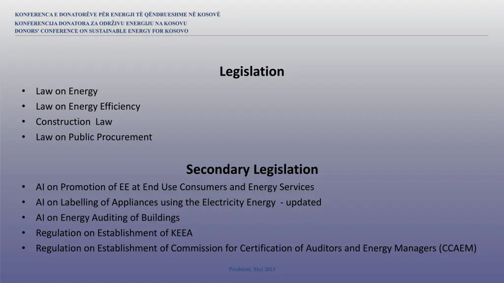 legislation