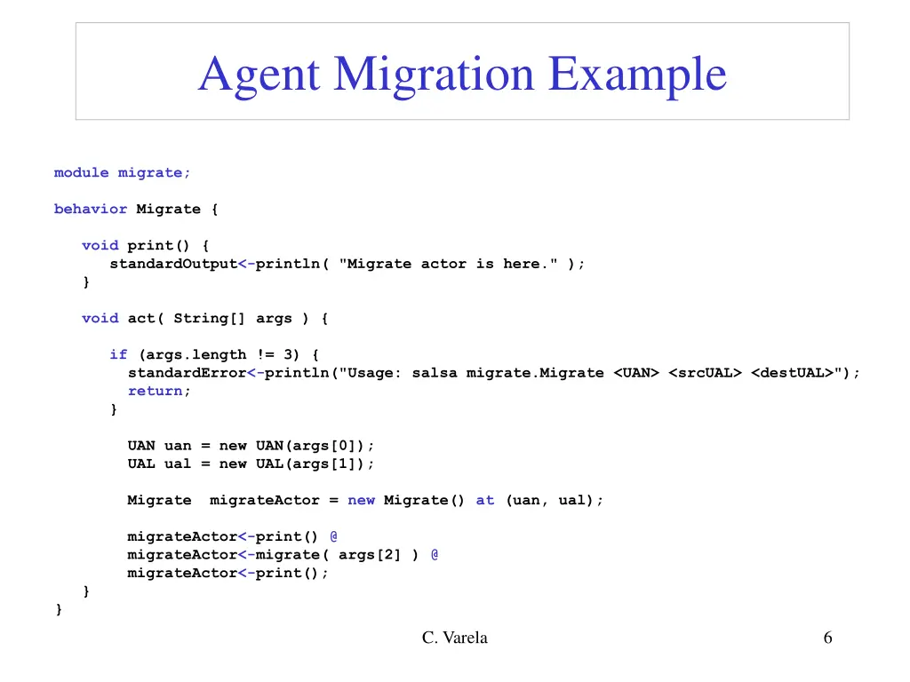 agent migration example