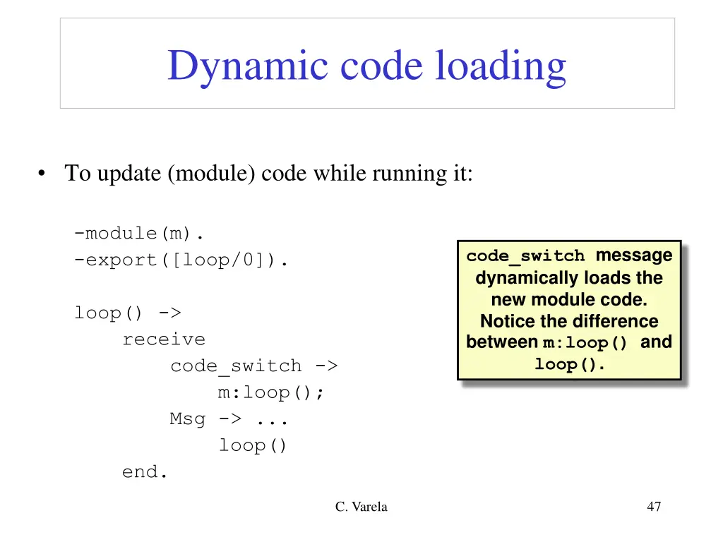 dynamic code loading