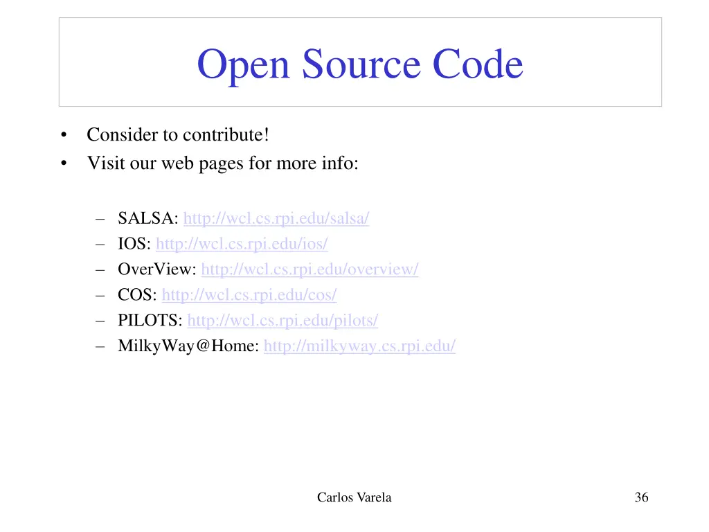 open source code