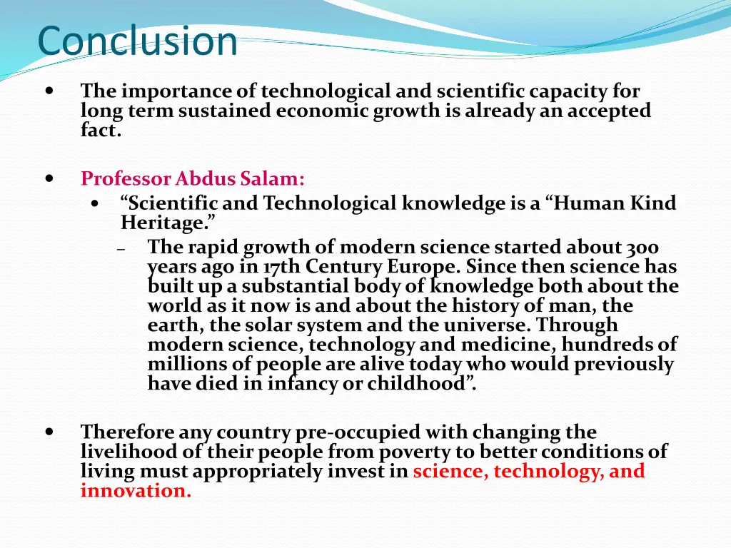 conclusion