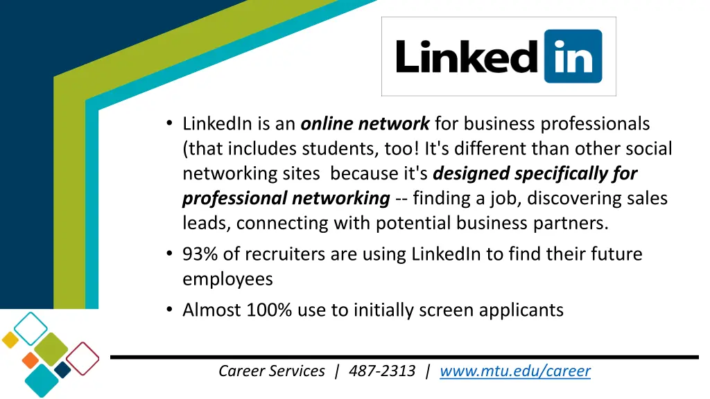 linkedin is an online network for business