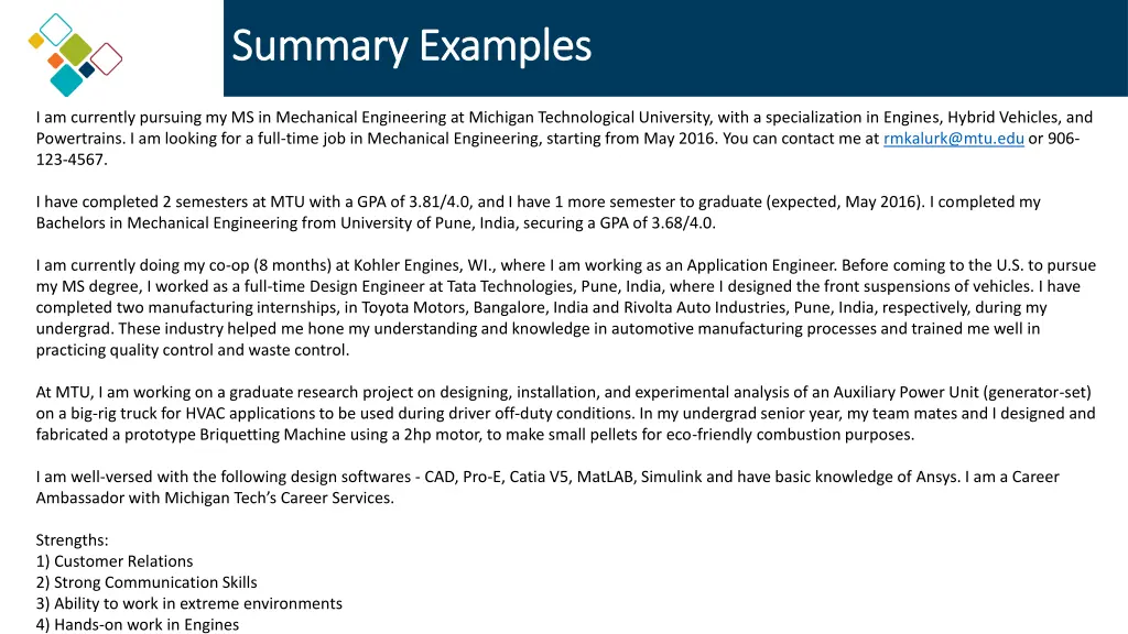 summary examples summary examples 2