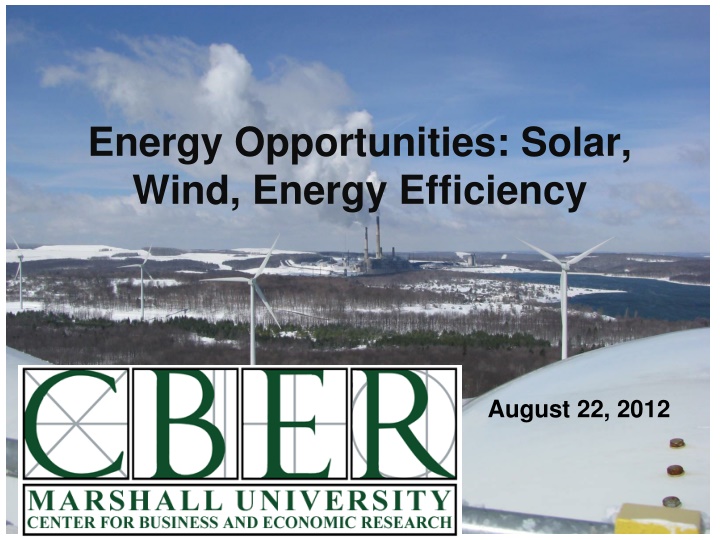 energy opportunities solar wind energy efficiency