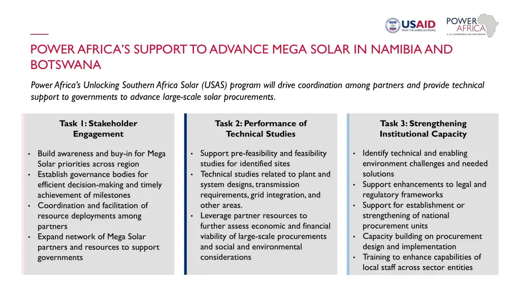 power africa s support to advance mega solar