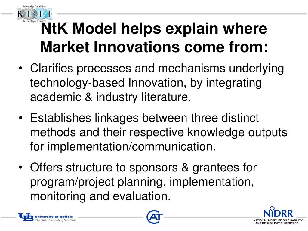ntk model helps explain where market innovations