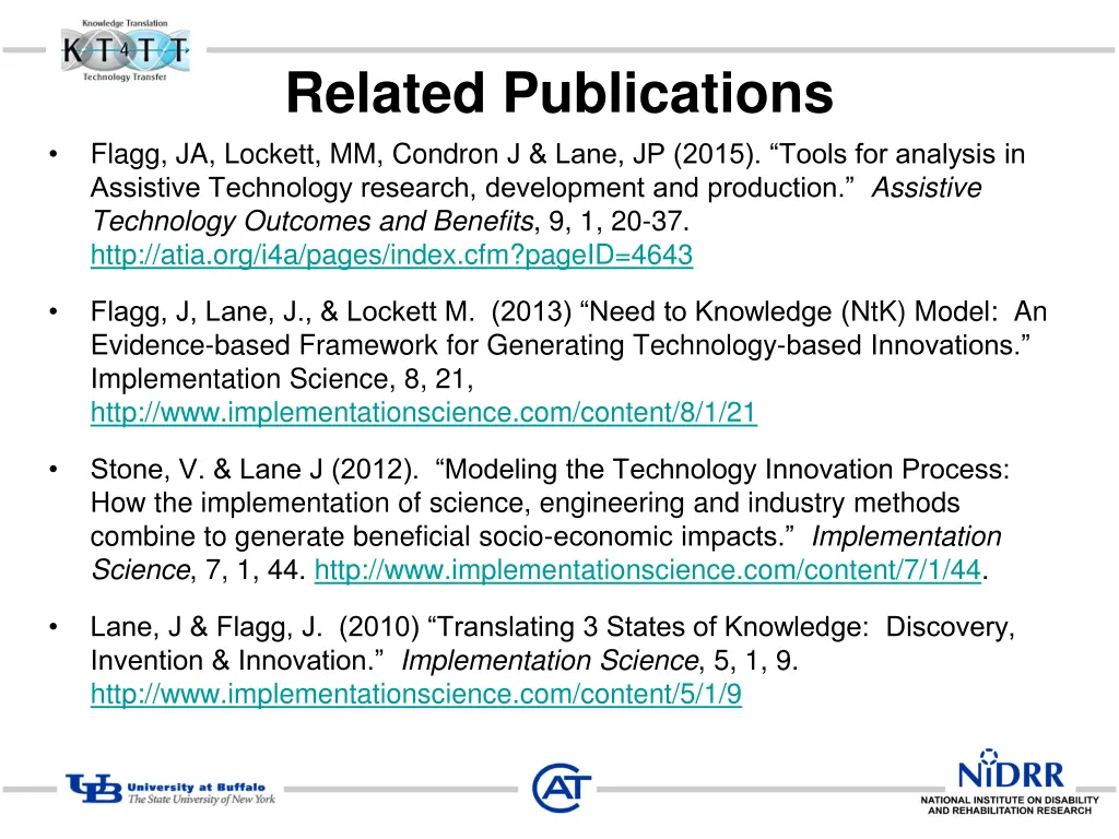 related publications flagg ja lockett mm condron