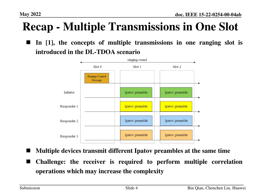 may 2022 recap multiple transmissions in one slot