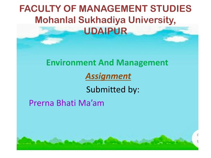 faculty of management studies mohanlal sukhadiya