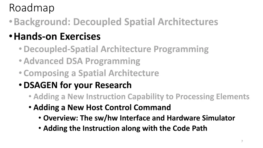 roadmap background decoupled spatial 1