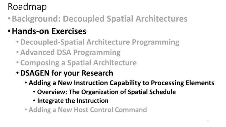 roadmap background decoupled spatial