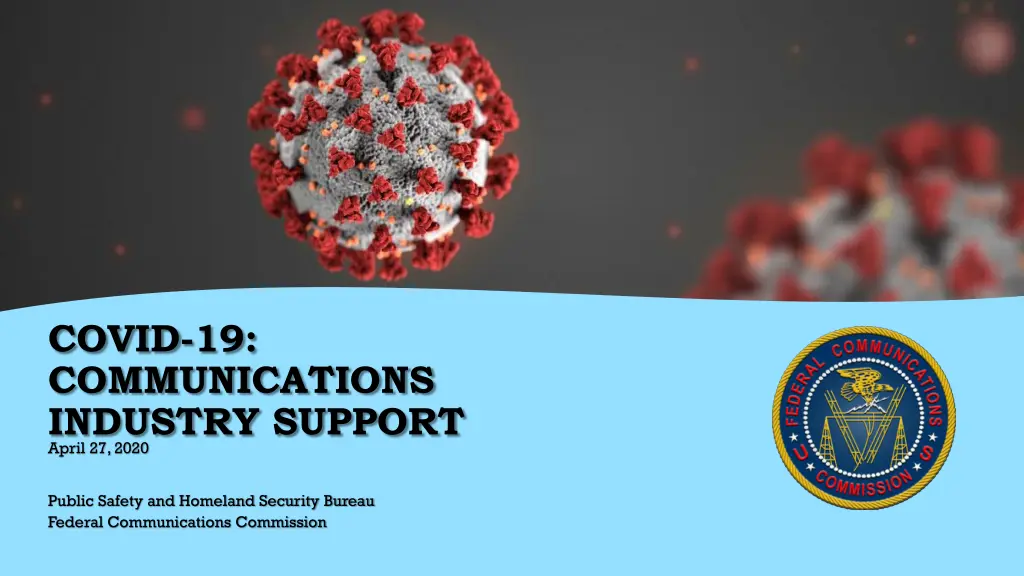 covid 19 communications industry support april