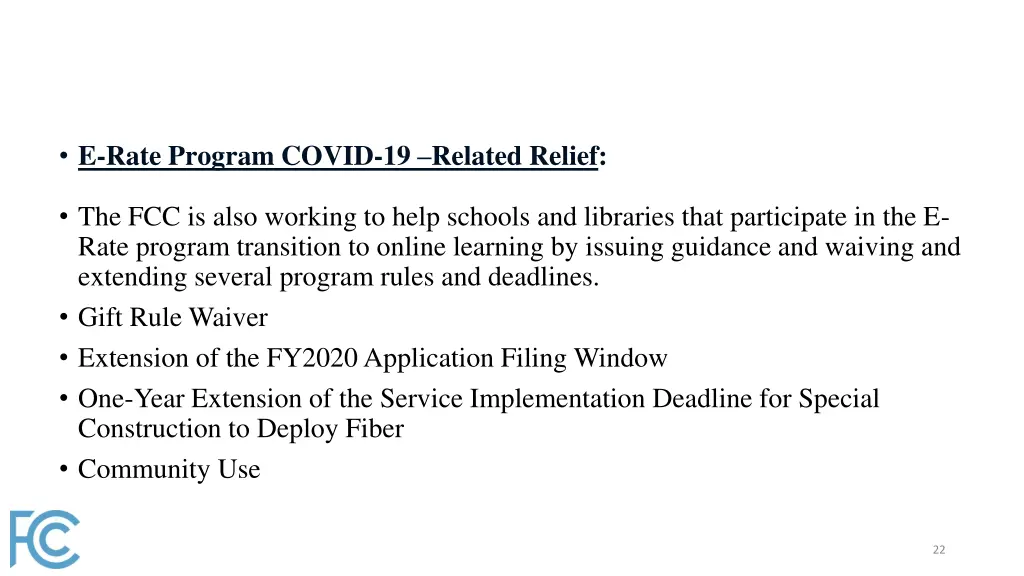 e rate program covid 19 related relief
