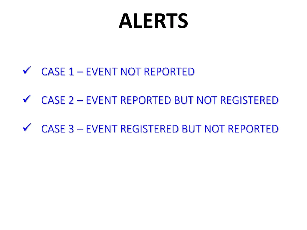 alerts