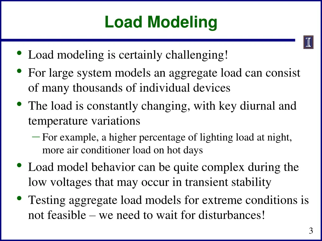 load modeling