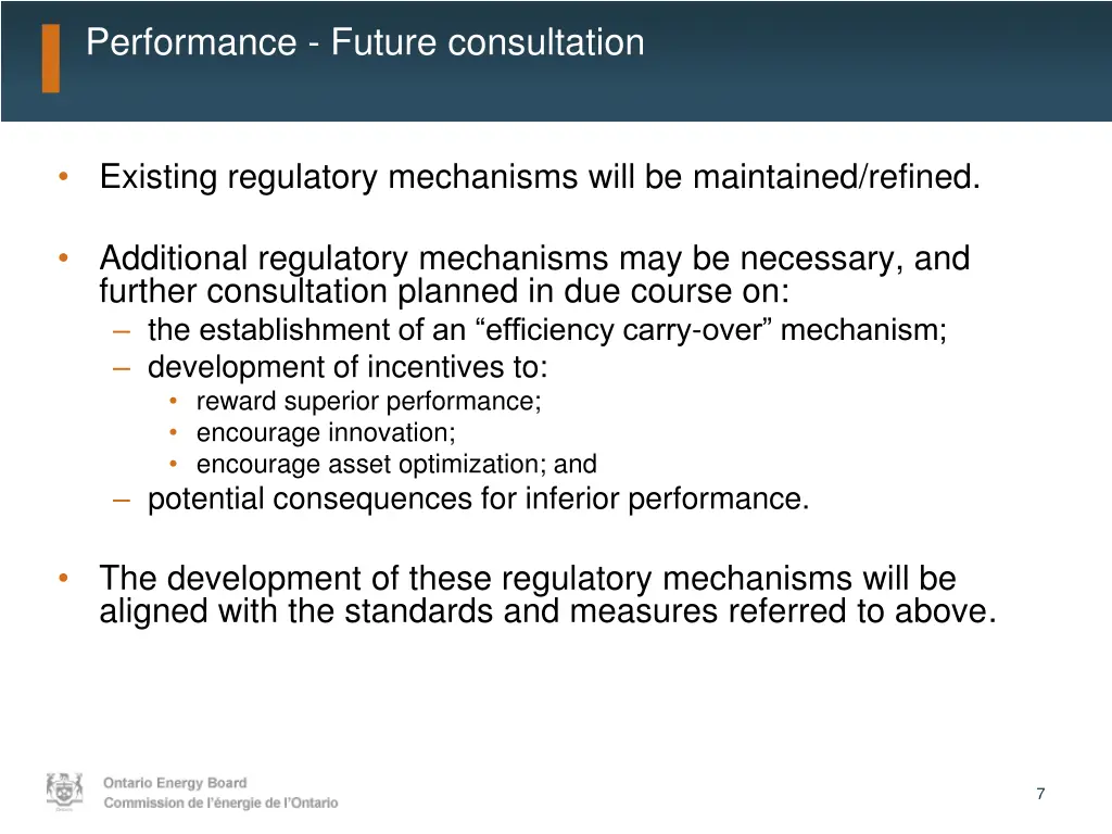 performance future consultation