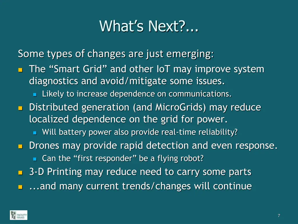 what s next