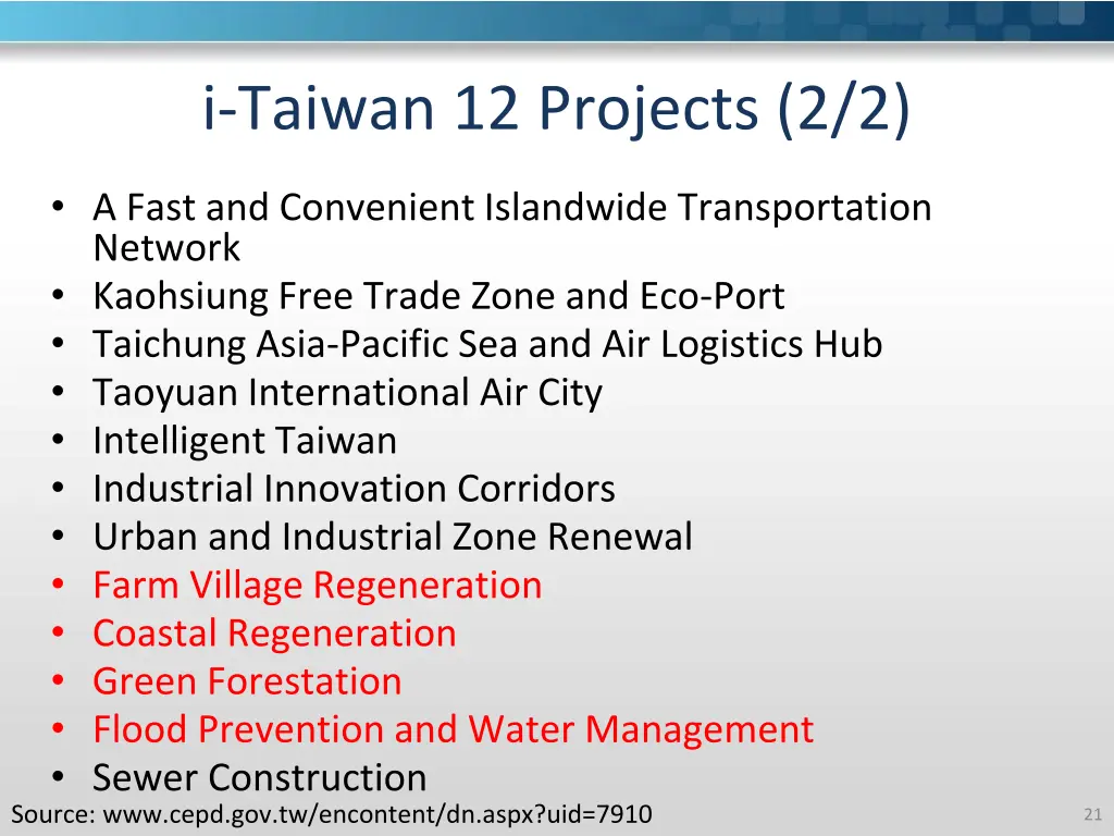 i taiwan 12 projects 2 2