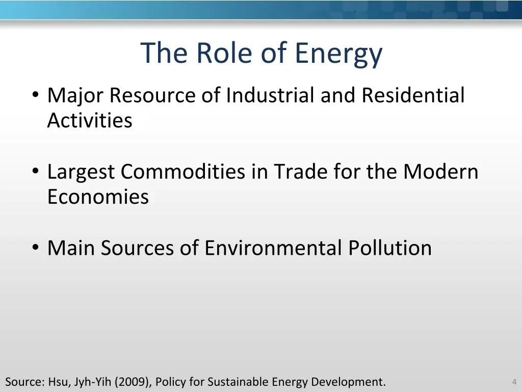 the role of energy major resource of industrial