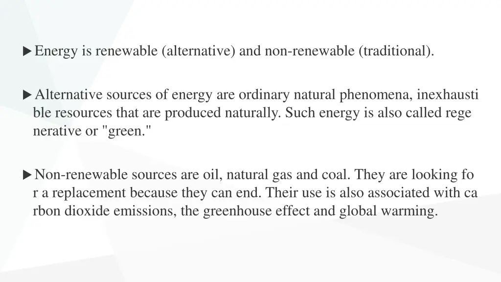 energy is renewable alternative and non renewable