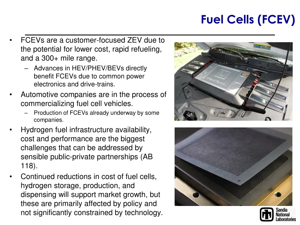 fuel cells fcev