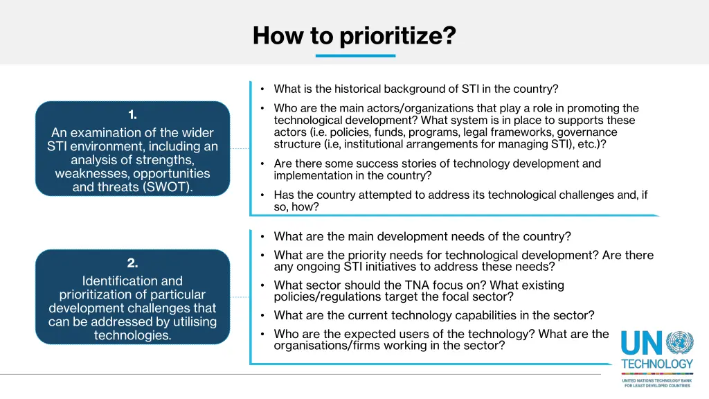 how to prioritize