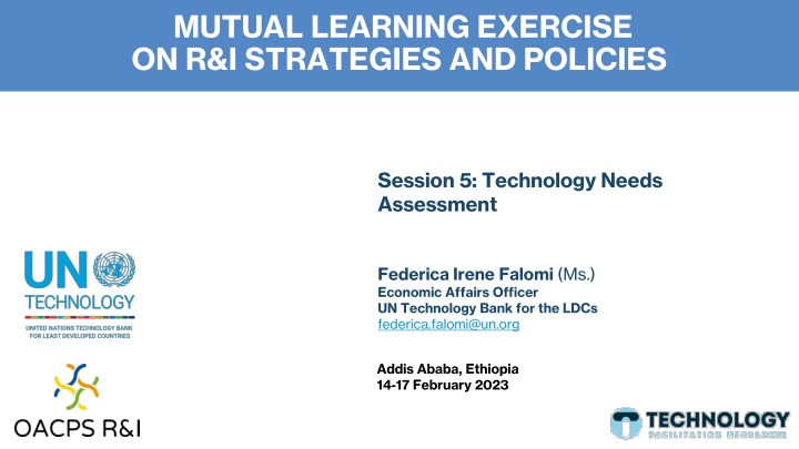 mutual learning exercise on r i strategies