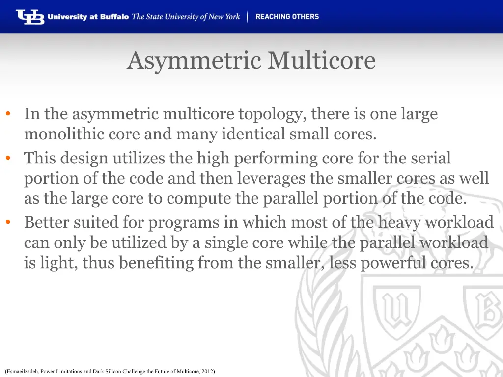 asymmetric multicore