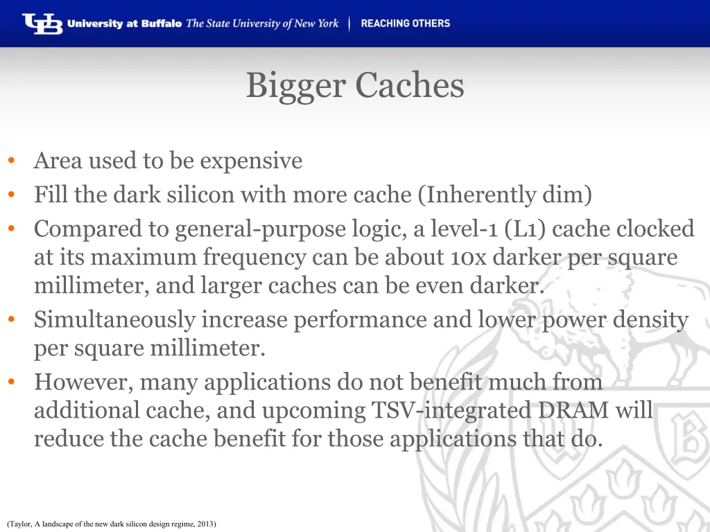 bigger caches