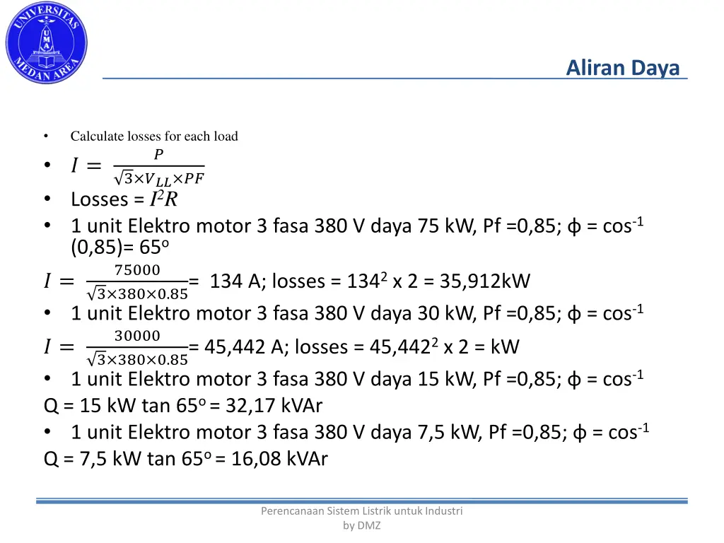 aliran daya 10