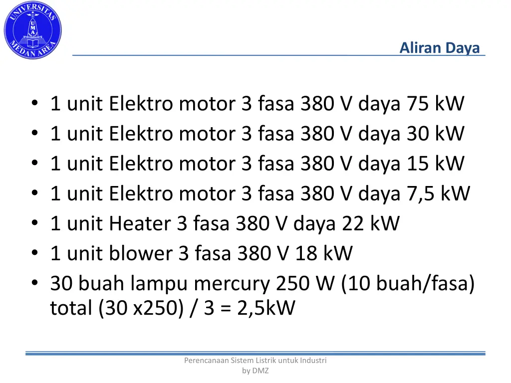 aliran daya 3